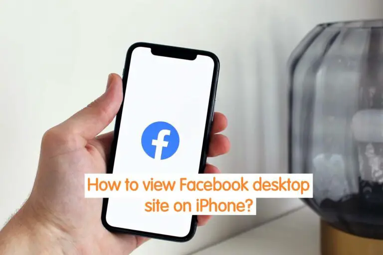 facebook desktop site iphone