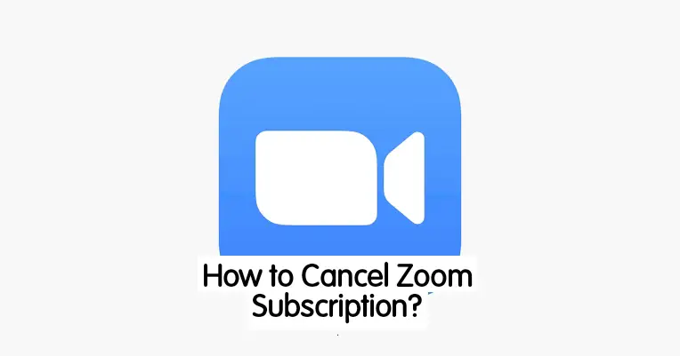 how to cancel zoom subscription