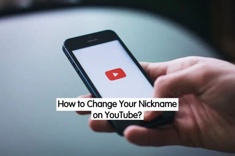 how to change your nickname on youtube