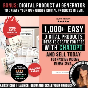 1000 Digital Products Ideas To Create And Sell Today For Passive Income