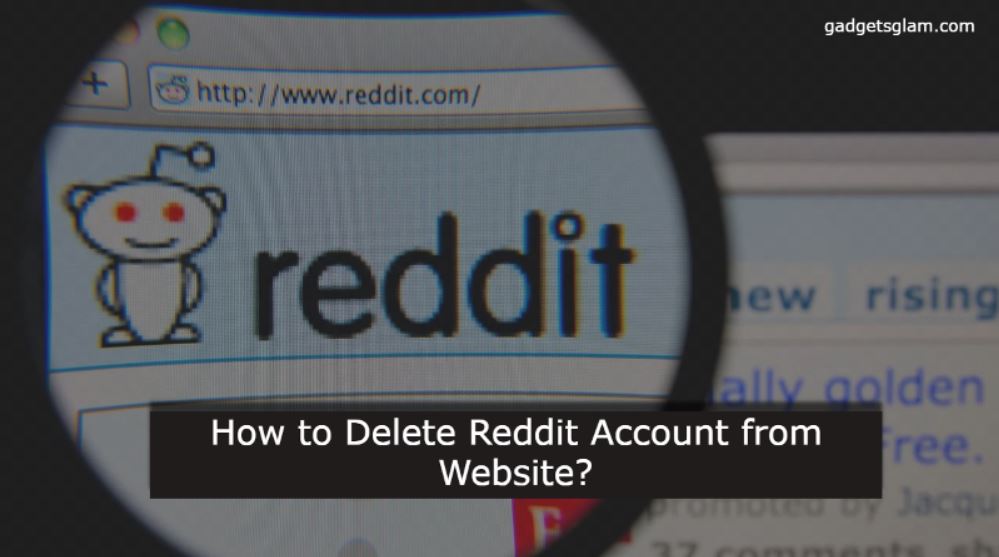 delete reddit account on website