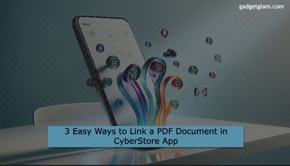 how to Link a PDF Document in CyberStore App