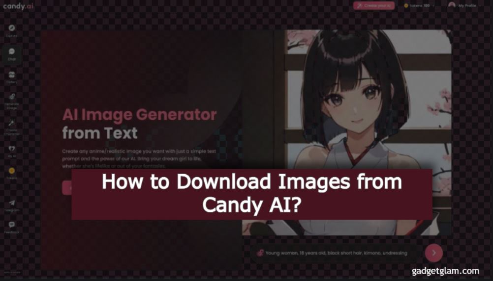 how to download images from candy ai