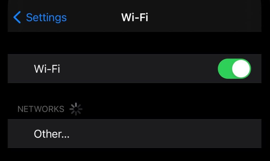 mobile network state disconnnected