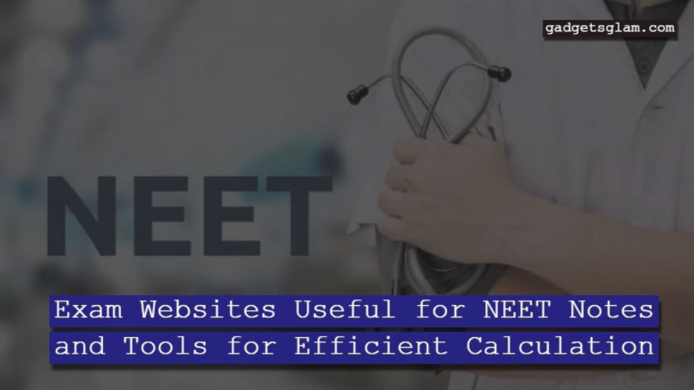 exam websites useful for neet exam notes